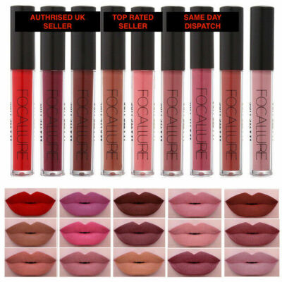 Focallure Waterproof Liquid Matte and Shimmer, Metallic, Strobing Lippenstift  