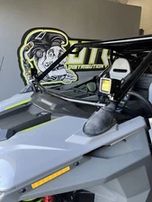 LED Lights Amber  & Mounts Fits Can Am /Polaris /Yamaha/Kawasaki Rollcage 1-3/4"