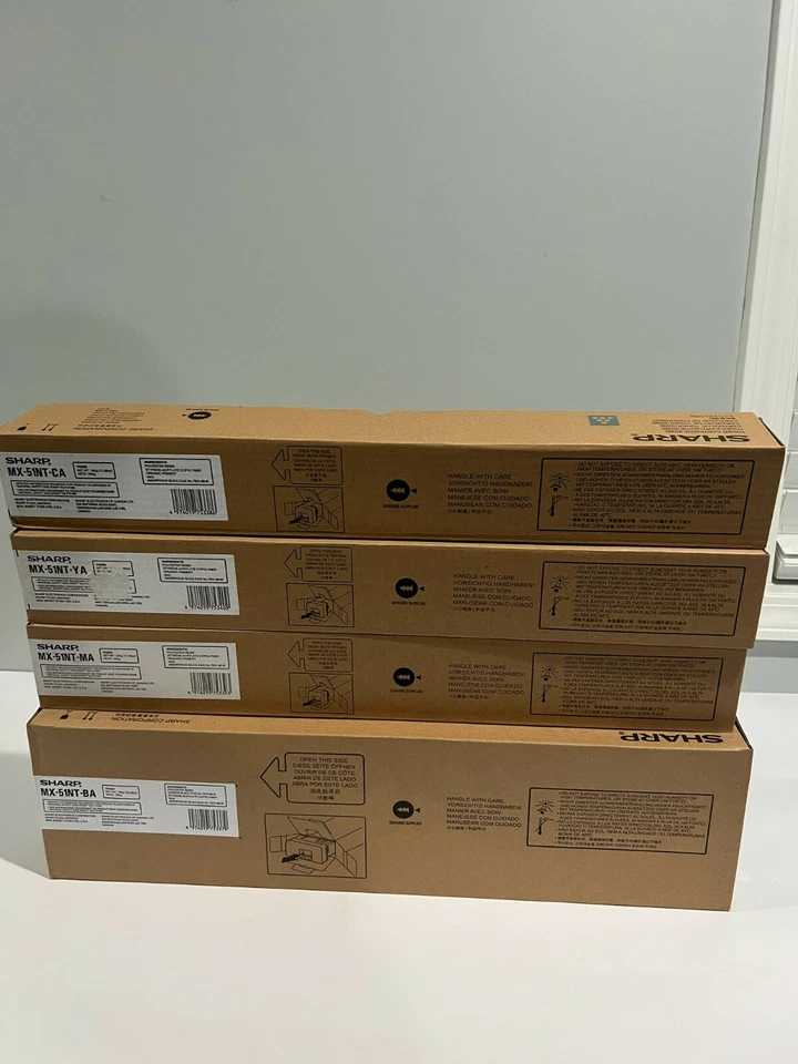 Sharp MX-51NT CMYK Toner Set For MX-4110N, MX-5110N, MX-4111N OEM GENUINE - Image 3 of 3