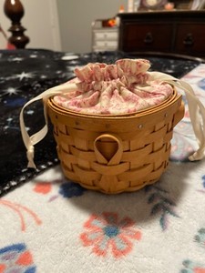 Longaberger New  2006 Horizon of Hope Basket Combo~ Warm Brown ~EUC