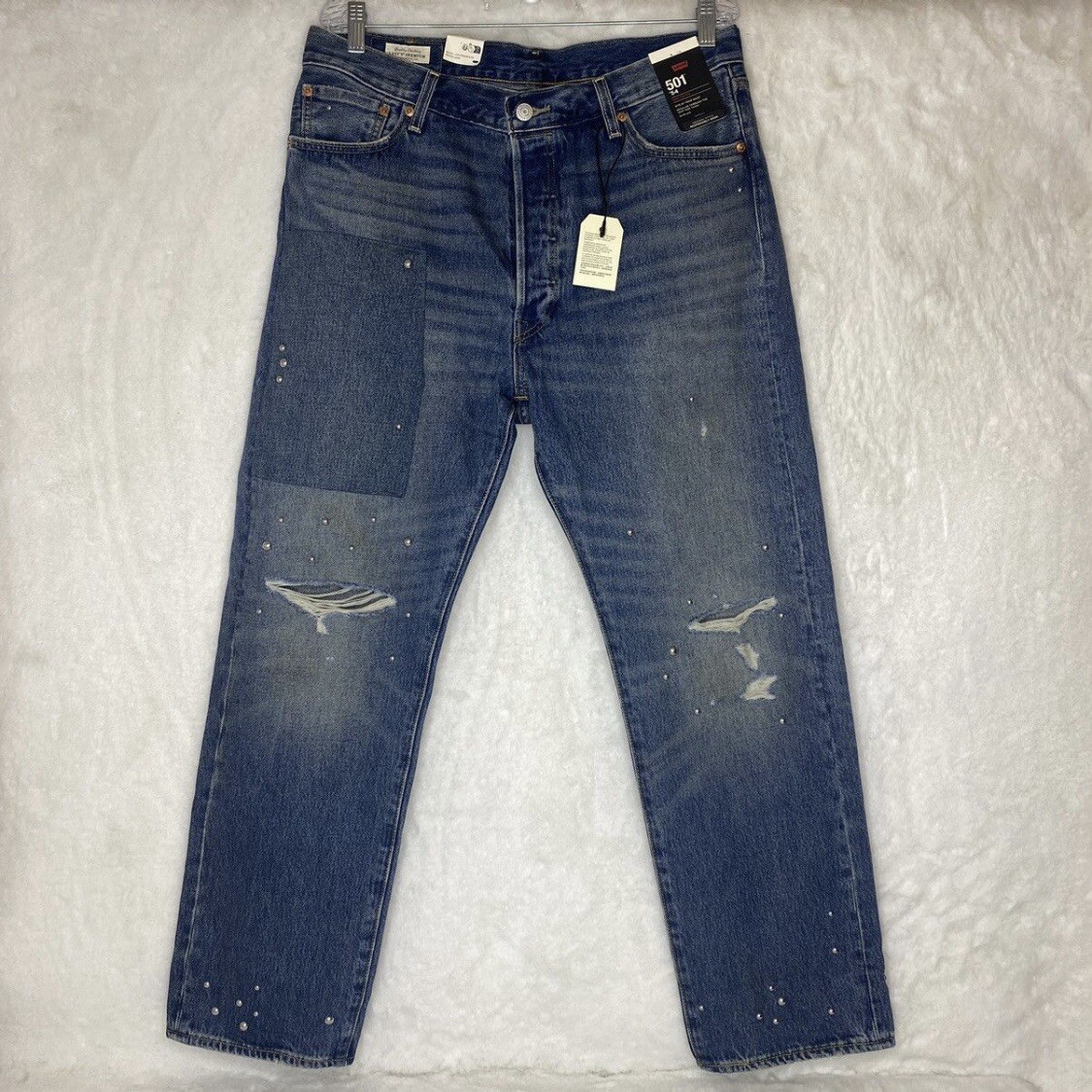 Levi's 501 Premium Denim Jeans Mens Size 36x30 Button Fly