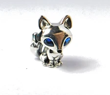 Authentic Pandora Charm, Blue Eyed Fox,  #799096C01