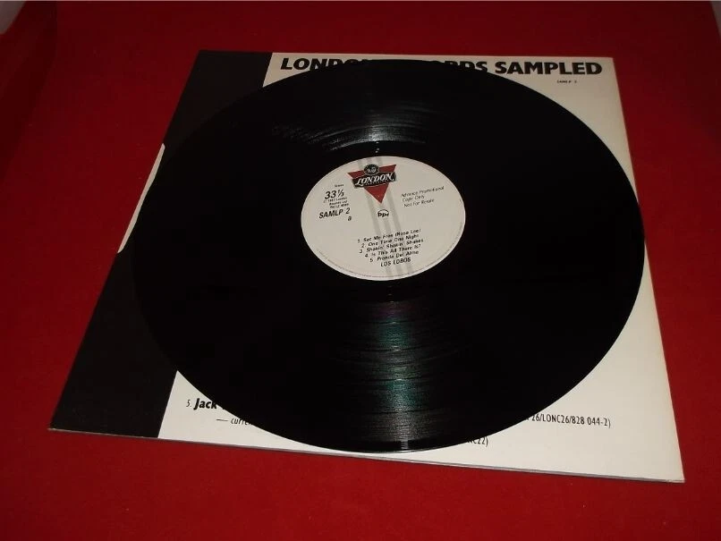 Los Lobos / Various  1987   London Records Promo Only Compilation NM   LP Foto 3 de 4