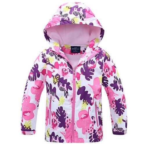 Casual Kids Girls Long Sleeve Hooded Hoodie Coat Winter Warm Jacket Outwear Top- - Picture 28 of 30