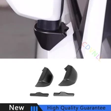 For Toyota Land Cruiser Prado 24-25 Matte Black Rear View Mirror Base Cover Trim