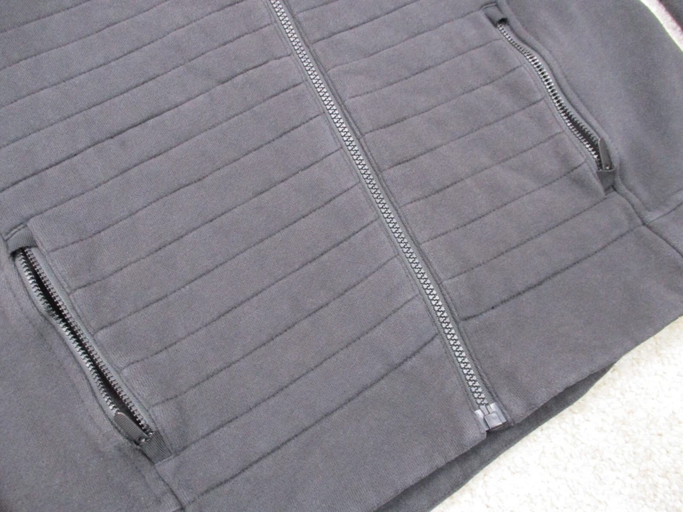 Chaqueta Lululemon Mujer 12 Negra Acolchada Informal Cremallera Completa Entrenamiento Atlético Gimnasio * Foto 3 de 4