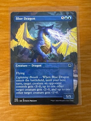 Blue Dragon - Adventure in the Forgotten Realms AFR - MTG Borderless