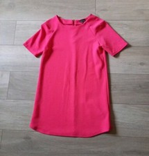 Warehouse Pink Stretch Textured Tunic Dress Smart Office Occasion Wedding UK12