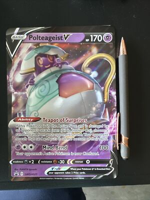 polteageist pokemon card Pokemon Card TCG Polteageist V Jumbo Promo Rare SWSH021 Oversized