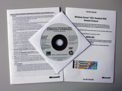 Windows 2012 Server Standard Edition R2 HP-ROK, MUI (deutsch,englisch )