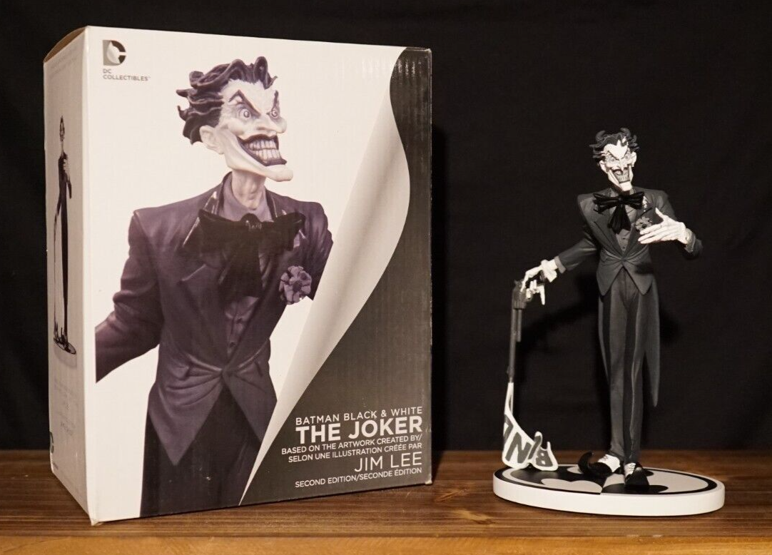 ＤＣダイレクト スタチュー ジョーカー ブラック&ホワイト リー・ベルメホ DC Comics The Joker Black & White Statue Jim Lee Second 2nd