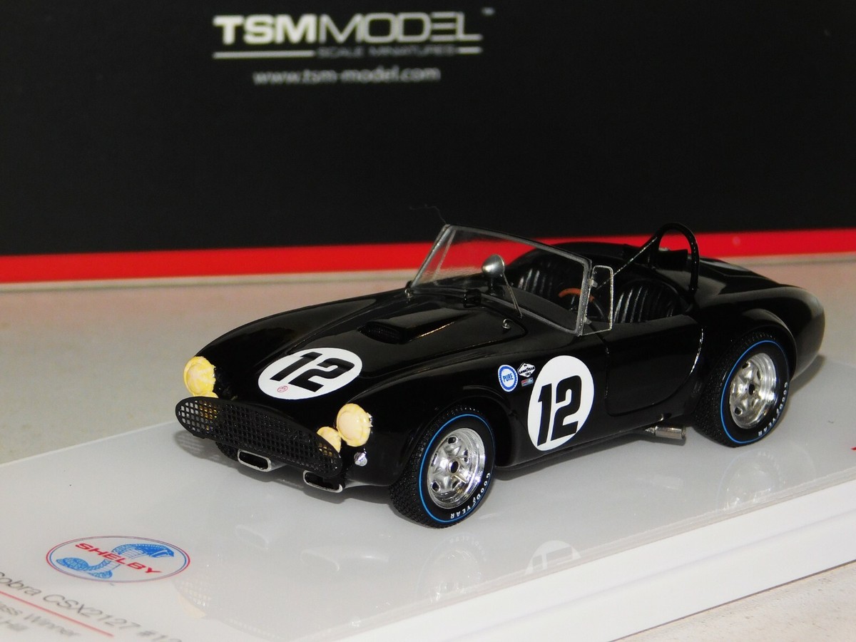 Miniature TSM 1963 Shelby Cobra #16 Ken Miles, Sebring – échelle 1/43, état Correct