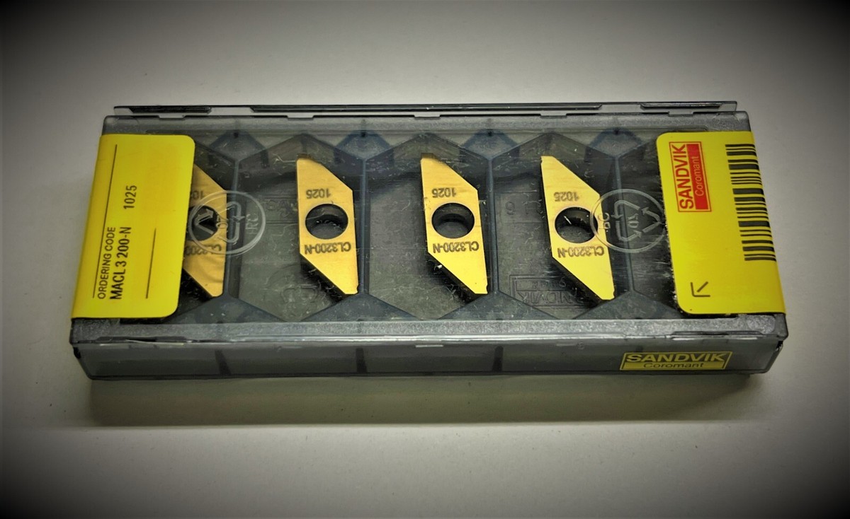 Sandvik MACL 200-N 1025 Carbide Inserts