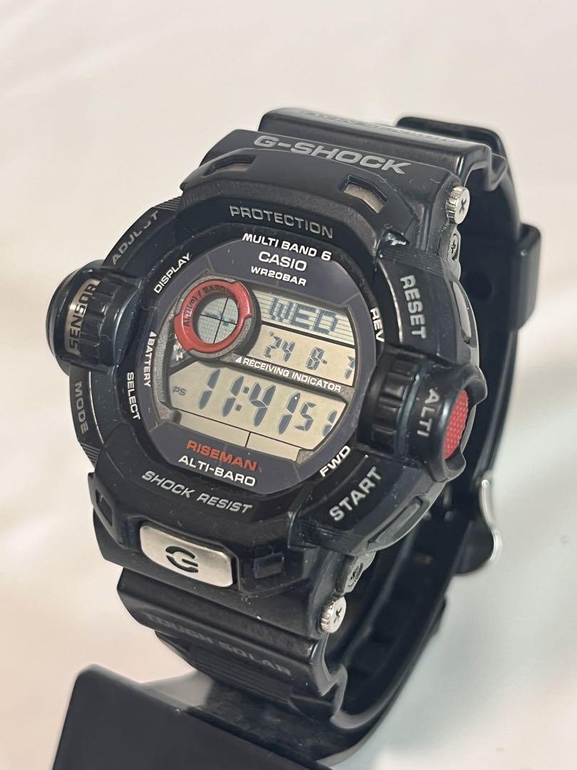 【激安大特価!】 G-SHOCK CASIO GW-9200J-1JF Watch Digital Solar Black Riseman 時計