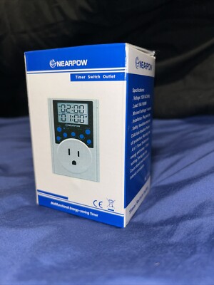 Nearpow Timer Outlet Multifunctional Infinite Cycle Programmable Plug-IN Digital