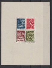 Suriname 1955 Faune Yvert Bf N°1 - Mlh Photo MF124012
