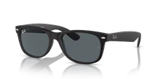 Ray-Ban New Wayfarer Matte Black/Blue 58 mm Sunglasses RB2132 622/R5 58-18