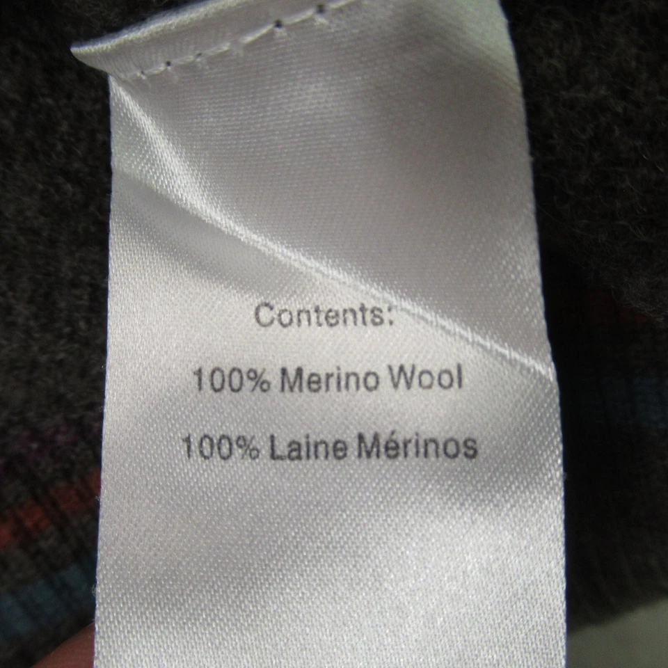 Smartwool Sweater Girls Small Long Sleeve Pullover Casual Wool Gray - Image 4 of 4