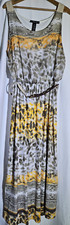 Multicolored animal print maxi dress by Style & Co w/coordinating belt