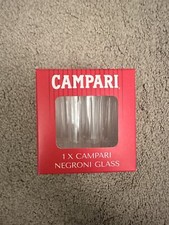 Campari Negroni Glass Still Boxed Autumn 2024