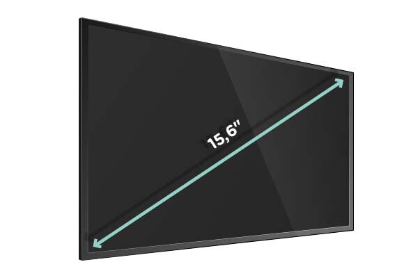 Display LCD IPS FHD 15.6" Per Notebook - Compatibile LQ156M1JW01, 1920x1080, 30 Pin, PCB 260mm