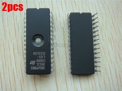 15pcs ST M27V322-100F1 UV EPROM ICs – 42CDIP, Used, Pulls