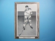 1964/67 BEEHIVE CORN SYRUP GROUP 3 NHL HOCKEY PHOTO ROD GILBERT SHARP!! BEE HIVE