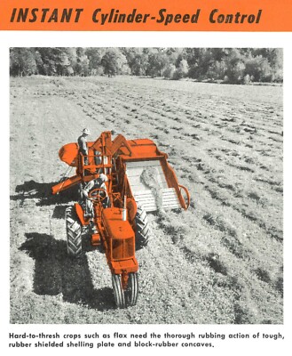 Allis Chalmers Model 66 Big-Bin 6 Foot All-Crop Harvester Brochure