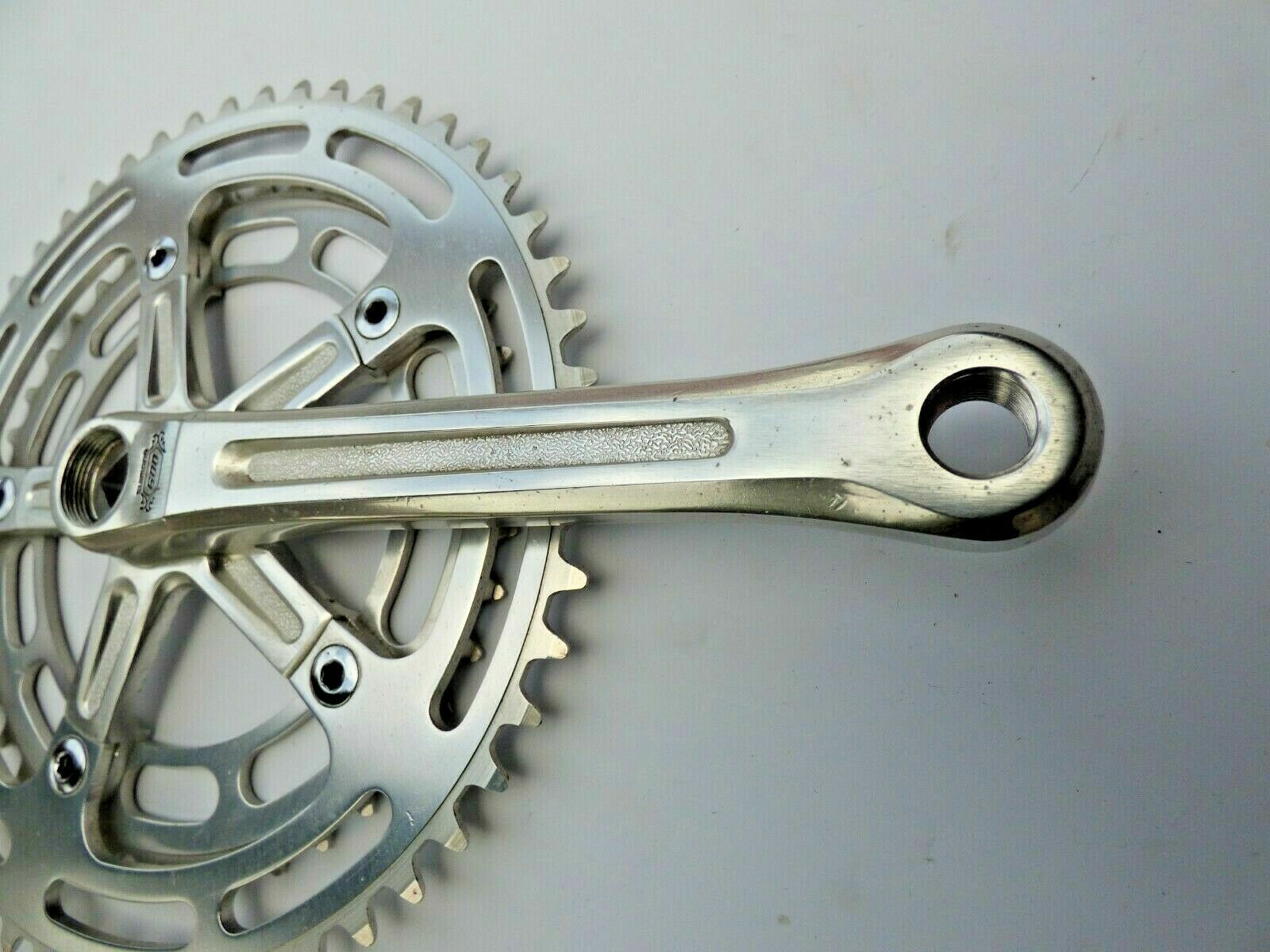 Pédalier Shimano 600 EX Arabesque FC 6200 170mm 52/42 Dents - Vintage 1978