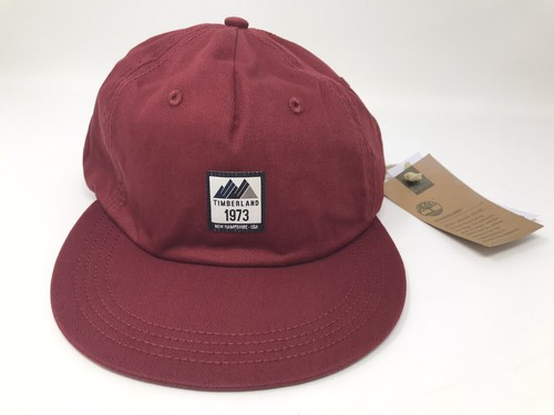 Shallow Baseball Cap Hat - Burgundy 