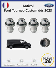 Die Antivol-Radmuttern Für Ford Tourneo Custom 2 Ab 2023 (4 Muttern + 2 Nüsse)