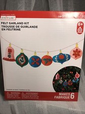 Creatology Christmas Felt Garland Kit Craft DIY KIDS 6 NEW Holiday Activity DIY