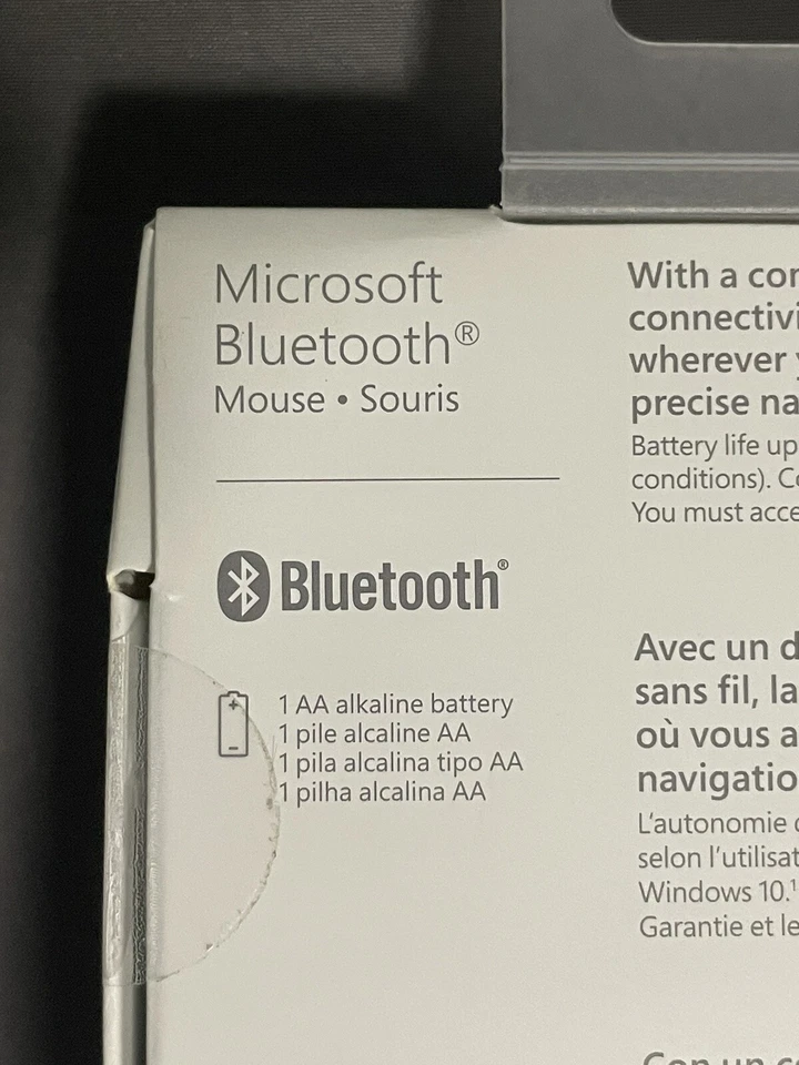 New Microsoft Wireless Bluetooth Mouse Mint Green RJN-00025 Ambidextrous RARE - Image 3 of 4