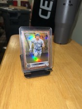 2022 TOPPS CHROME GILDED LUKE VOIT GOLD ETCH REFRACTOR AUTO /25 YANKEES