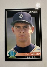 Trever Miller 1992 Pinnacle #579 1st Round Draft Pick Tigers RC Prospect