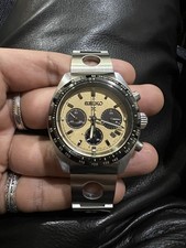 SEIKO Prospex Speedtimer Solar CHRONO 39MM Yellow Dial Men's Watch SSC817 2