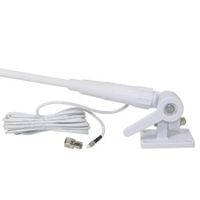 Tram 1607-HC Pretuned VHF 3 dBd Gain Marine Rachet-Mount Fiberglass Antenna, ...