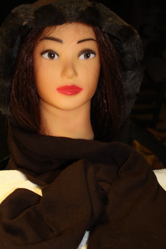 Vintage Nardi & Tagliaferri Fur Hooded Scarf Made In Italy RN 75343