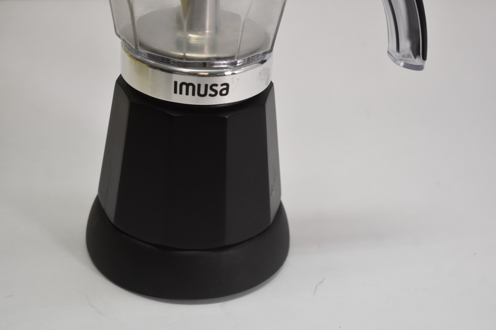 IMUSA Black Electric Espresso Maker 3-6 Cup Versatile Coffee Brewer NO BASE