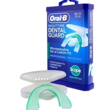 Oral-B Plus Scope Original Mint Flavor Nighttime Dental Guard One Size Sealed