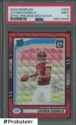 2024 Donruss Optic Preview Red Wave #389 Jayden Daniels RC Rookie PSA 9 MINT