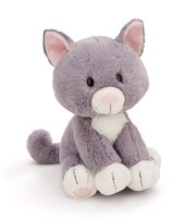 Nici Kuscheltier Katze Sitzend Grau 25 Cm PlüSchkatze