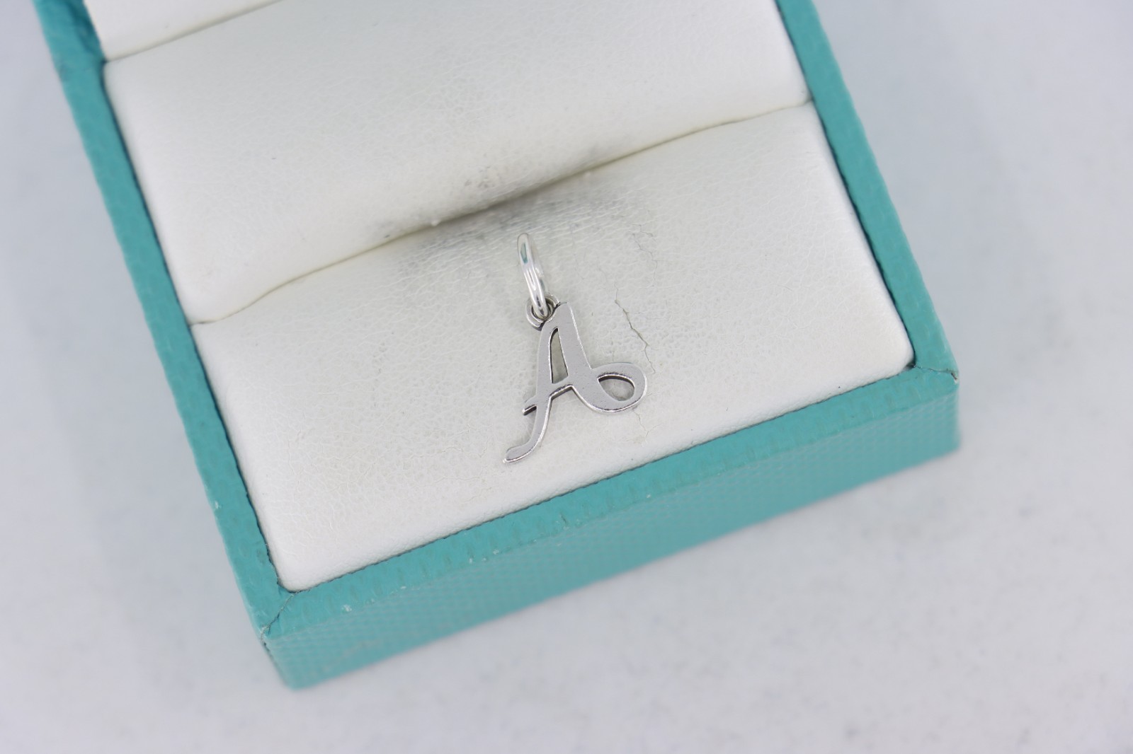 Sterling Silver James Avery Large Script Initial … - image 2