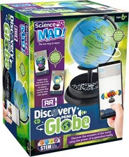 Science Mad - AR Discovery Mini Globe For Kids - Learn About Planet Earth