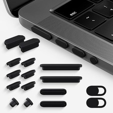 CaseBuy MacBook Pro Accessories, 14 Pack Dust Plug Covers for 20262021 MacBoo...