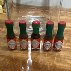 Tabasco Pepper Sauce Miniature Bottles 1/8 fl oz Multi-Color Lot of 5 — photo 1