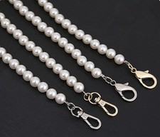 Faux Pearl Bead Bag Strap Handle Shoulder Belt Handbag Crossbody Replacement
