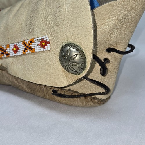 ZAPATOS MOCASINES CON CUENTAS VINTAGE GUILMOX NATIVOS AMERICANOS PARA MUJER TALLA ESTIMADA 5,5-6 - Imagen 5 de 11