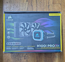 Corsair Hydro Series H100i PRO RGB 240mm AIO Liquid CPU Cooler, Black