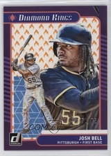 2021 Panini Donruss Diamond Kings On Fire /75 Josh Bell #25 0s2m